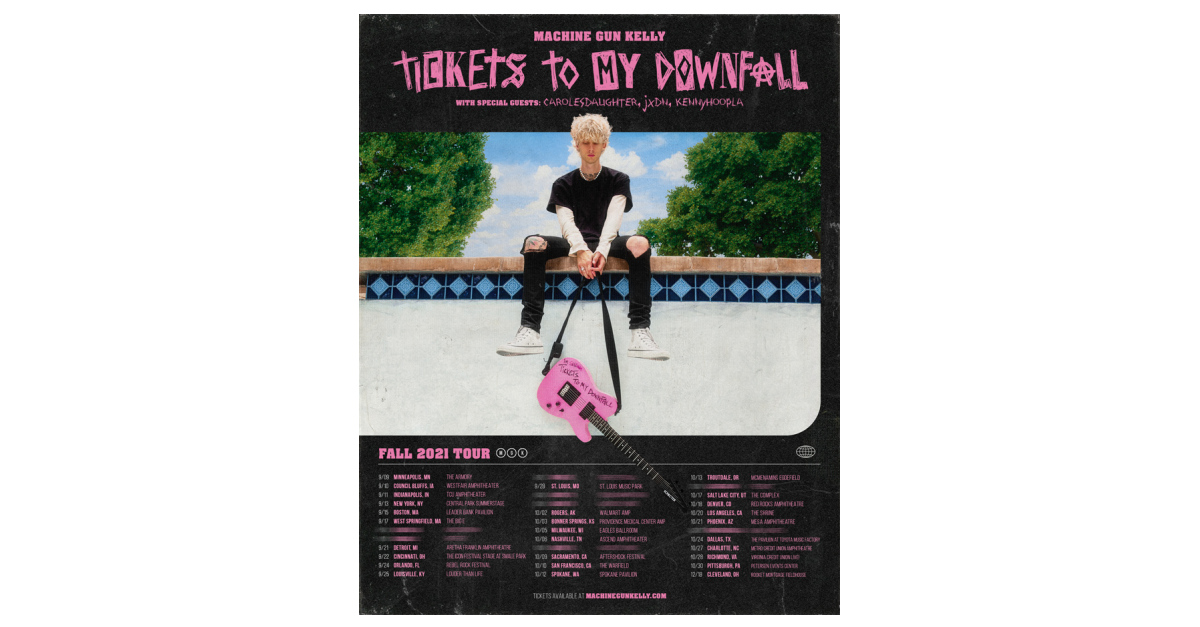 Machine Gun Kelly Announces Fall 2021 “Tickets to My Downfall” US Tour